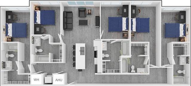 5BR/5BA floor plan
